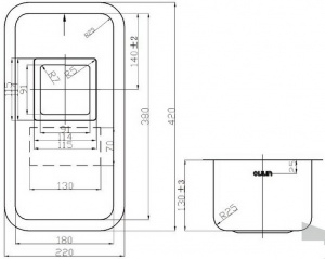 ����� OULIN OL-0361 square